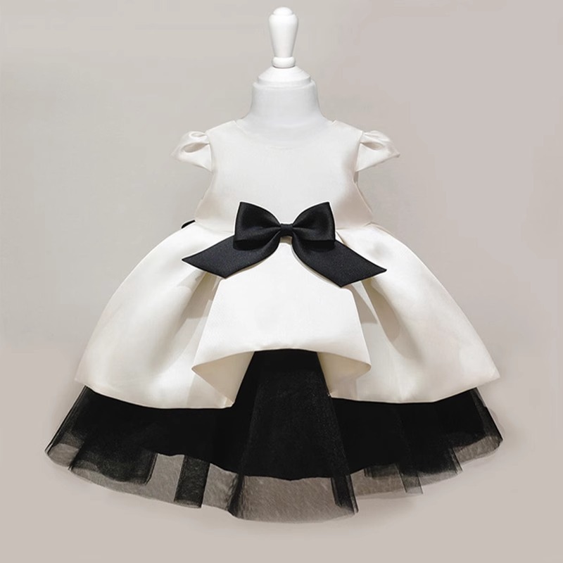 Baby Clothing Dresser - ชุดเดรสวันเกิดครบรอบ 1 ขวบสำหรับเด็กผู้หญิงชาวเกาหลี ปี 2026 ชุดกระโปรงผ้าซาตินแบบเจ้าหญิง