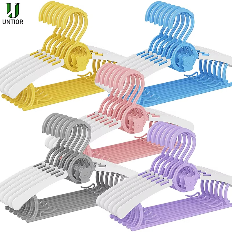 Baby Clothing Storage - 10แพ็คAnti-Slipแขวนเสื้อผ้าเด็กปรับเก็บเสื้อผ้าเด็กRackจัดระเบียบเสื้อผ้าตู้เสื้อผ้าCoat Rack
