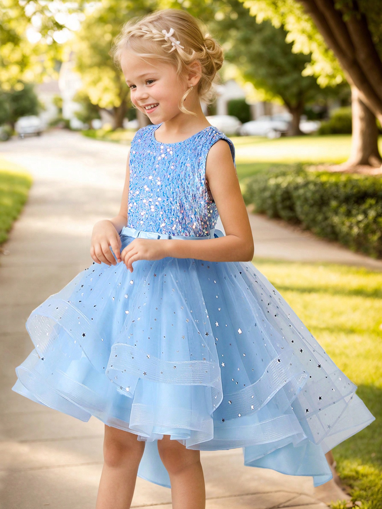ชุดเดรสเด็กผู้หญิงลายดอกไม้ประ - Baby Clothing Dresser บทวิจารณ์และราคา