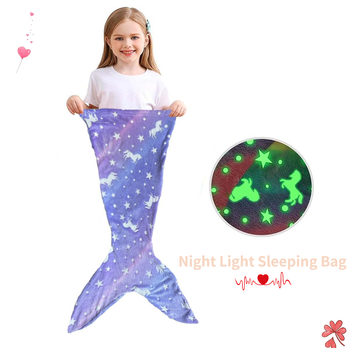 ชุดนอนเรืองแสงในที่มืด ชุดคอสเ - Fleece Sleep Bag บทวิจารณ์และราคา