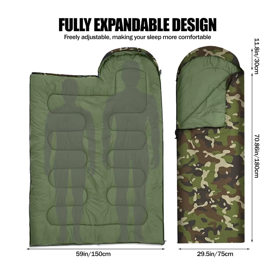 ถุงนอนกันฝุ่นลายพรางเครื่องนอน - Fleece Sleep Bag บทวิจารณ์และราคา