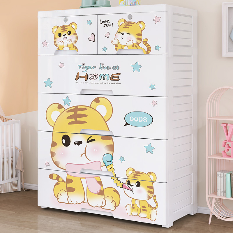 ตู้เก็บของแบบลิ้นชักห้าชั้นพลา - Baby Clothing Storage บทวิจารณ์และราคา