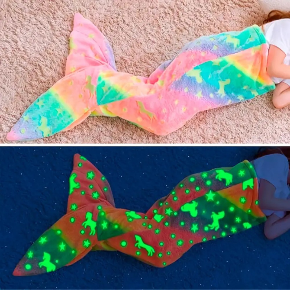 ถุงนอนหางนางเงือกผ้าแฟลนเนล ผ้ - Fleece Sleep Bag บทวิจารณ์และราคา